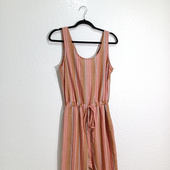 Drew striped romper CA5339 Jogger fit Linen Blend - Picture 3 of 5